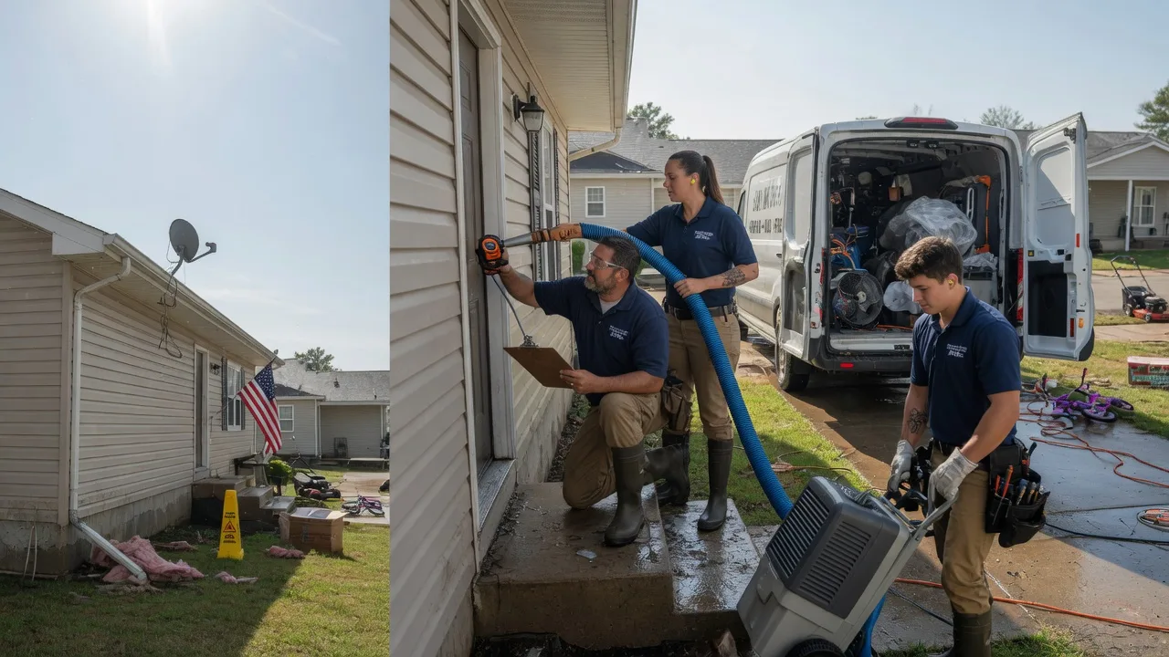 Ceiling Water Damage Restoration in Creston, IL near me